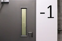 grey internal fire door